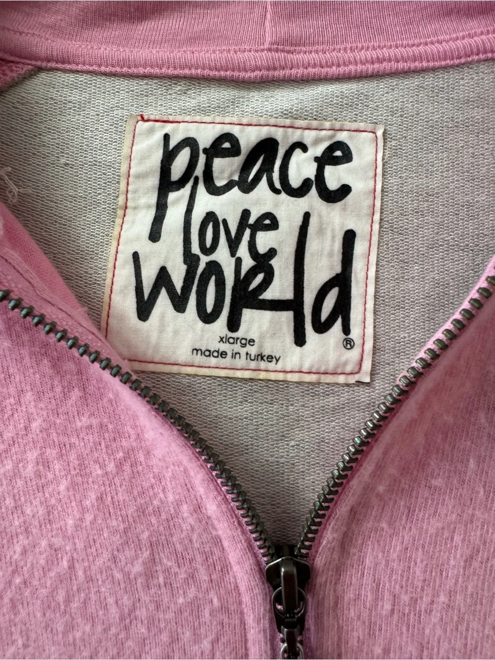 Kids Pink Zip Sweatshirt